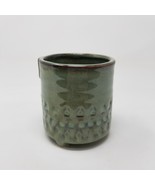 Vintage Japanese Style Handmade Mug Tea Cup Planter Stoneware Pottery - £23.31 GBP