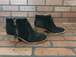 Madewell Janice Booties in Black Suede Size 7 - £49.60 GBP