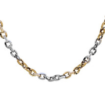 4.27mm 14K Two Tone Gold Bullet Chain - £883.58 GBP