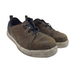 DAKOTA Men&#39;s Steel Toe Steel Plate Skate Safety Work Shoes 99999070 Brow... - $47.49