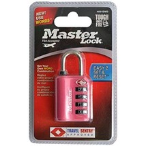 Master Lock 4691DWD TSA Set-Your-Own Password Combination Lock, Color Wi... - $26.50