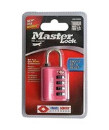 Master Lock 4691DWD TSA Set-Your-Own Password Combination Lock, Color Wi... - £20.40 GBP