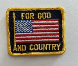 For God And Country American US Flag Patch Badge - £7.83 GBP
