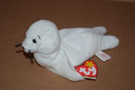 RARE RETIRED TY Beanie Baby &#39;Seamore&#39; The Seal 1996  Tag 4029  (PVC Pell... - $165.90 MXN