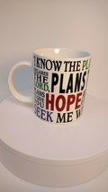 Family &amp; Religious based Stoneware ceramic beverage mugs - Plan to Hope - £9.58 GBP