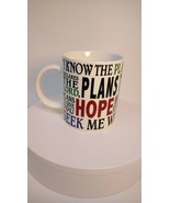 Family &amp; Religious based Stoneware ceramic beverage mugs - Plan to Hope - £9.55 GBP