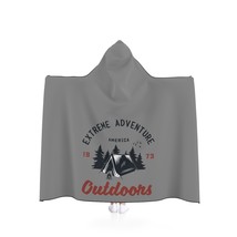 Extreme Adventure Black Hooded Blanket Tent Camp Fire Unisex - £59.28 GBP