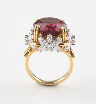 Tiffany &amp; Co Schlumberger Pink Tourmaline and Diamond Flower Ring Blue Book 2014 - £91,986.67 GBP