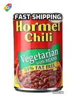 Hormel 99% Fat Free Vegetarian Chili with Beans 15 Oz , 6 Pack, Fast Shi... - £20.47 GBP
