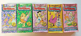 1993 flintstones candy sticks sealed in box lot of 5 vintage and unopened - £12.64 GBP