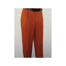 Men 2pc Walking Leisure Suit Short Sleeves By DREAMS 256-09 Solid Papaya image 2