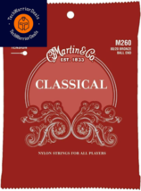 MARTIN Classical Guitar Strings Normal, 80/20, Ball End, Nylon, 80/20 Bronze  - £13.59 GBP