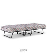 Linon-Tremont Folding Bed 74.8&quot;Lx31.5&quot;Dx15&quot;H durable steel metal tube frame - £204.42 GBP