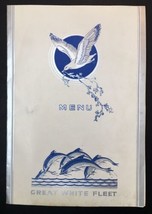 Ship TSS ULUA, United Fruit Co Steamship 1941 Breakfast MENU GREAT WHITE... - $12.00