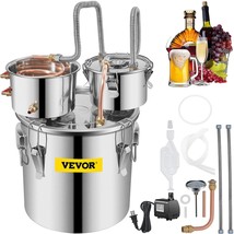 8Gal Home Use Moonshine Still Brewing Stainless Steel Water Wine Alcohol Double  - $2,682.34 MXN