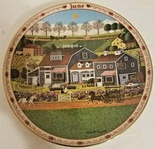 Charles Wysocki Days To Remember Plate June Prairie Wind Flowers # 2683A - £10.05 GBP