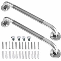2 Pack 16 Inch Anti Slip Shower Grab Bar Handle Chrome Stainless Steel B... - $69.80