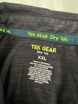 Tek Gear Dry Tek Men's Gray Short Sleeve Polo Shirt Size 2XL image 3