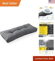 Thicken Tufted Bench Seat Pad with Non-Slip LokGrip Backing - Water Resi... - $78.54