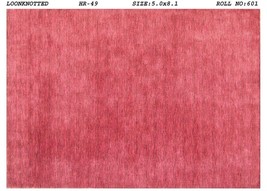 5&#39; x 8&#39; Contemporary Handmade Red Affordable Rug - £95.05 GBP