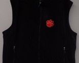 Clemson Tiger Paw Mens Embroidered Fleece Vest XS-6XL Brand New - $31.49+