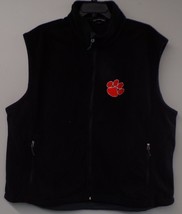 Clemson Tiger Paw Mens Embroidered Fleece Vest XS-6XL Brand New - £25.08 GBP+