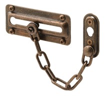 Defender Security U 10533 Antique Brass Chain Door Guard (Single Pack) - $14.99
