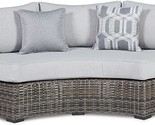 Signature Design by Ashley Harbor Court Casual Outdoor Armless Curved Lo... - $1,516.99