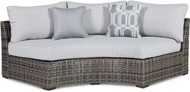 Signature Design by Ashley Harbor Court Casual Outdoor Armless Curved Lo... - $1,516.99