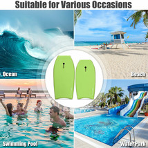 Super Surfing  Lightweight Bodyboard with Leash-L - Color: Green - Size: L - $79.43