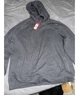 Izod Varsity Fleece Hoodie Charcoal 2XL NWT - $19.80
