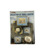 &quot;Collection of Things Country&quot; ©1986 Leisure Arts Cross Stitch Leaflet #... - £5.31 GBP