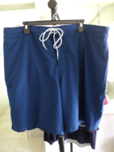 Mesn Foundry Blue 2XL Swim Shorts Polyester Spandex Inseam 9 #7629 - £9.20 GBP