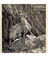 1888 The Scape Goat In The Wilderness Victorian Religious Art Print Bibl... - $49.99