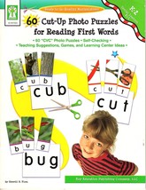 Ready to Go Reading Manipulatives 60 Cut Up Photo Puzzles for Reading Pre K to 2 - £7.48 GBP