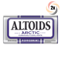 2x Tins Altoids Arctic Peppermint Flavor Mint | 50 Mints Per Tin | Fast ... - £8.69 GBP