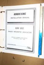 Honeywell Bendix King KNI-582 RMI indicator install/maint Manual 006-0193 5/88 - $250.00