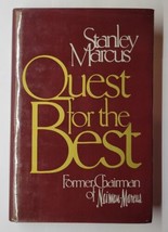 Quest For the Best Stanley Marcus 1986 Seventh Printing Hardcover - £10.16 GBP