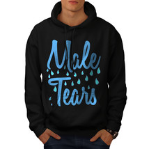 Wellcoda Male Tear Feminist Mens Hoodie, Justice Casual Hooded Sweatshirt - £27.28 GBP+