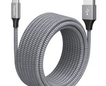 Usb C Cable [20Ft/6M], 1-Pack, Long Usb-A 2.0 To Usb-C Cable, Fast Charg... - £22.01 GBP
