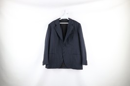 Vintage 70s Streetwear Mens 46L Wool Herringbone 2 Button Suit Coat Jack... - $1,106.28 MXN