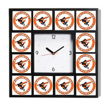 Baltimore Orioles Retro Logo Team Big Clock with 12 images - £25.60 GBP