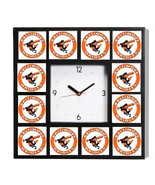 Baltimore Orioles Retro Logo Team Big Clock with 12 images - £25.60 GBP