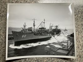 USS NANTAHALA AO-60 Fleet Oiler 8 x 10 Official USN Photo REFUELING USS ... - $24.73