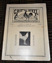 XRARE: Oct. 1925 Grit and Steel Magazine - cock fighting game fowls - £58.98 GBP