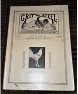 XRARE: Oct. 1925 Grit and Steel Magazine - cock fighting game fowls - £60.09 GBP