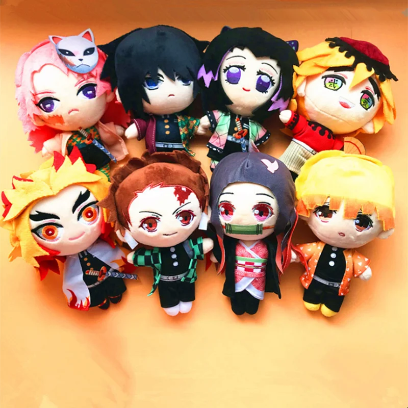 20cm Demon Slayer Plush Toy Kimetsu No Yaiba Kamado Tanjirou Tomioka Giyuu - £16.32 GBP+