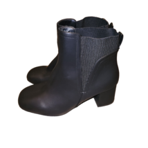 Torrid Black Pull On Block Heel Ankle Boots Size 12WW - £32.20 GBP