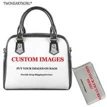 Twoheartsgirl Leather Women Shoulder Bags Cute Koala Prints 2Pcs/Set Top-Handbag - £61.82 GBP