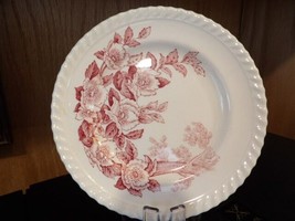 1 # Johnson Brothers Apple blossom Red Dessert Bread Plate Windsor Ware 6 1/2 &quot; - £3.56 GBP